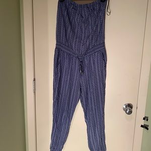 Gap Blue patterned romper